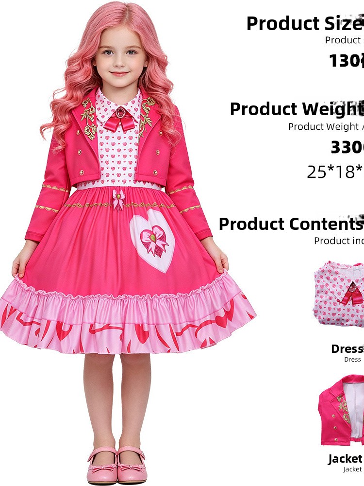 Ethnic Fashion Online - Nouvelle robe rose de cosplay, costume