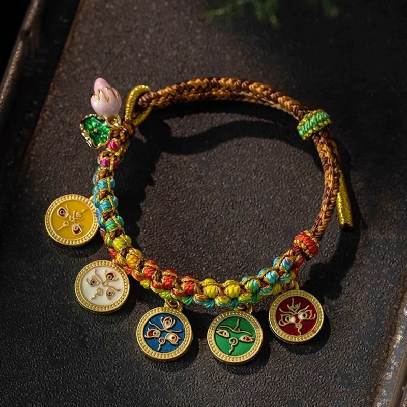 Ethnic Fashion Way - Bracelet Tibétain Fait à la Main