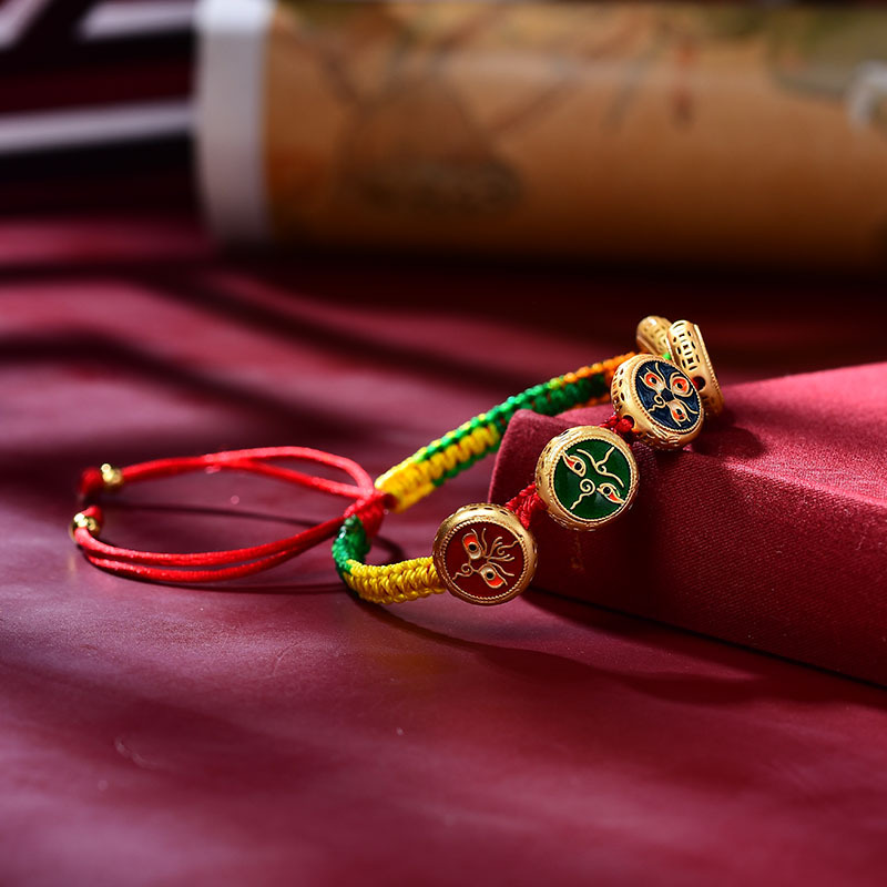 Bracelet Tibétain Tissé à la M - Ethnic Fashion Way avis et prix