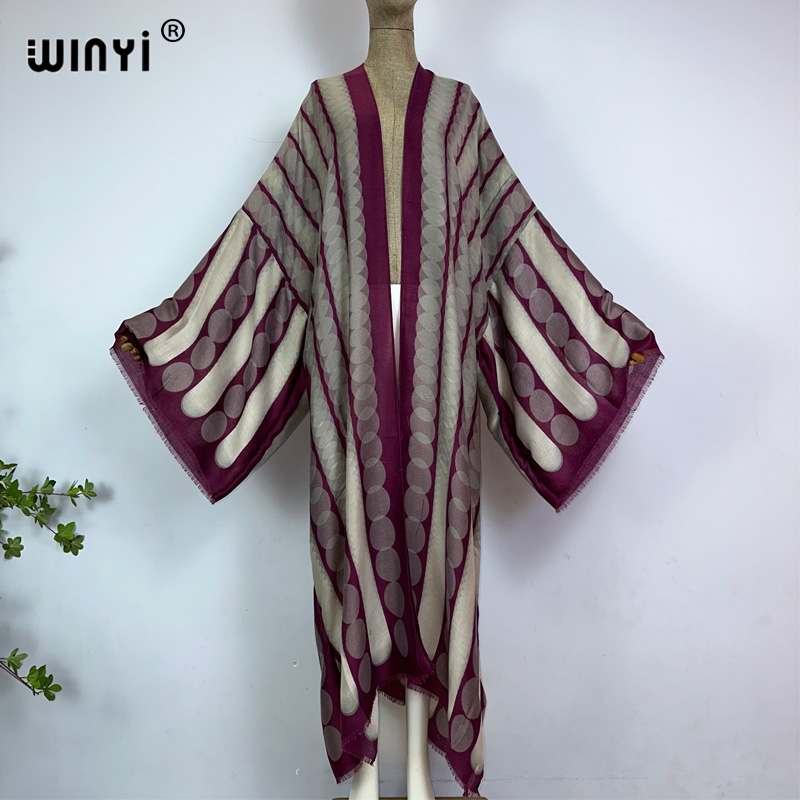 WINYI-Robe de plage à imprimé  - Kaftan Women Boho avis et prix