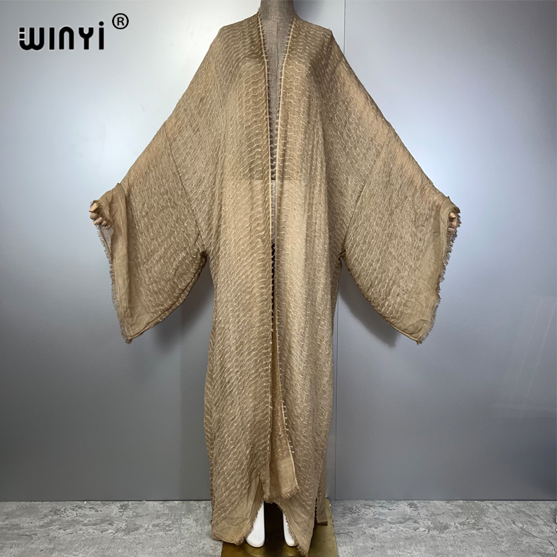 WINYI imprimé géométrique kimo - Kaftan Women Boho avis et prix