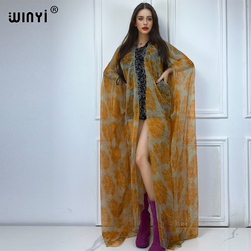 WINYI-Robe de plage maxi kimon - Kaftan Women Boho avis et prix