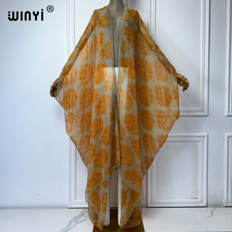 WINYI-Robe de plage maxi kimon - Kaftan Women Boho avis et prix