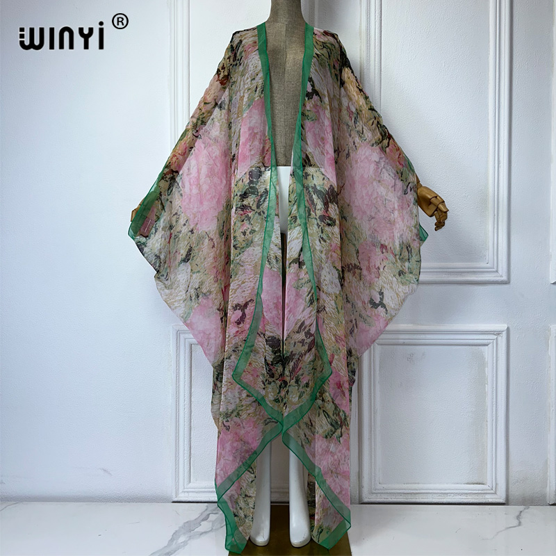 WINYI-Robe de plage maxi kimon - Kaftan Women Boho avis et prix