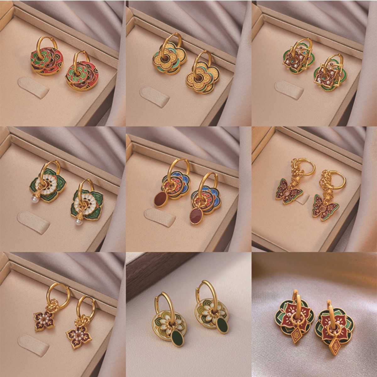 Boucles d'oreilles ethniques c - Ethnic Fashion Way avis et prix