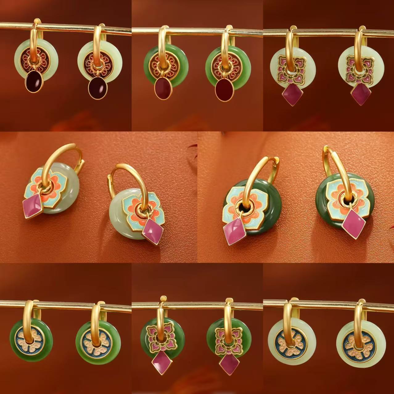 Boucles d'oreilles de style ch - Ethnic Fashion Way avis et prix