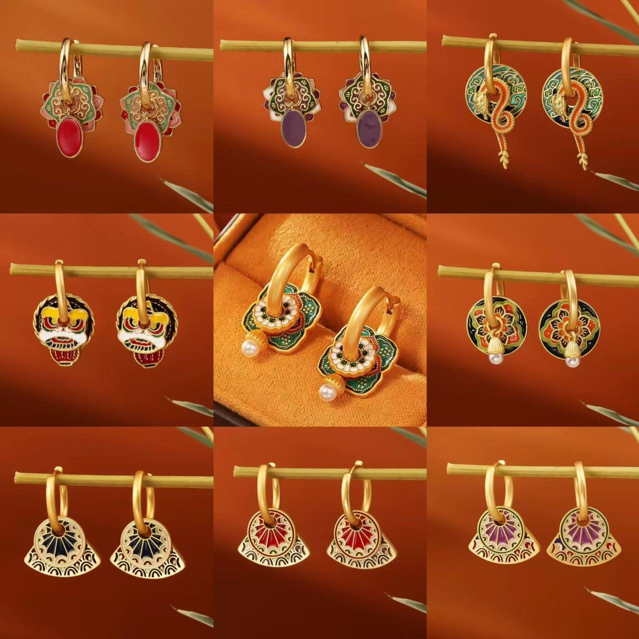 Boucles d'oreilles de style ch - Ethnic Fashion Way avis et prix