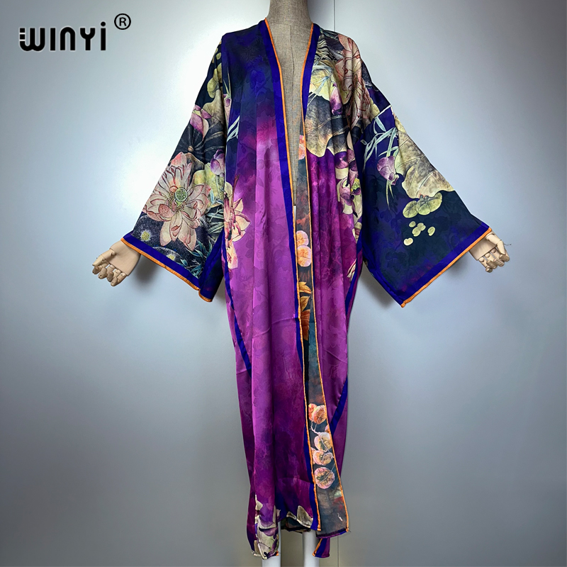 WINYI kimono robe imprimée de  - Kaftan Women Boho avis et prix