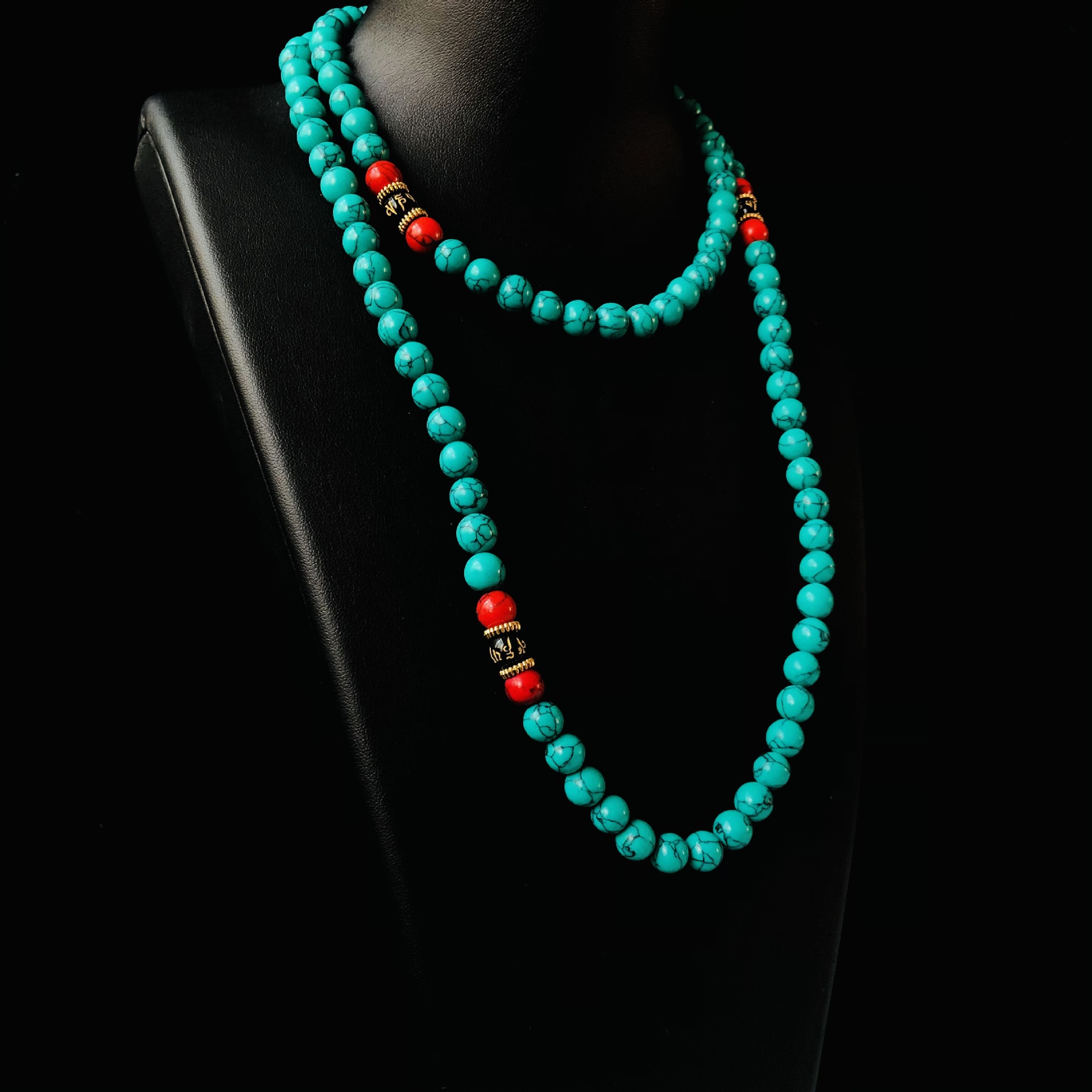 Bracelet long turquoise, colli - Ethnic Fashion Way avis et prix