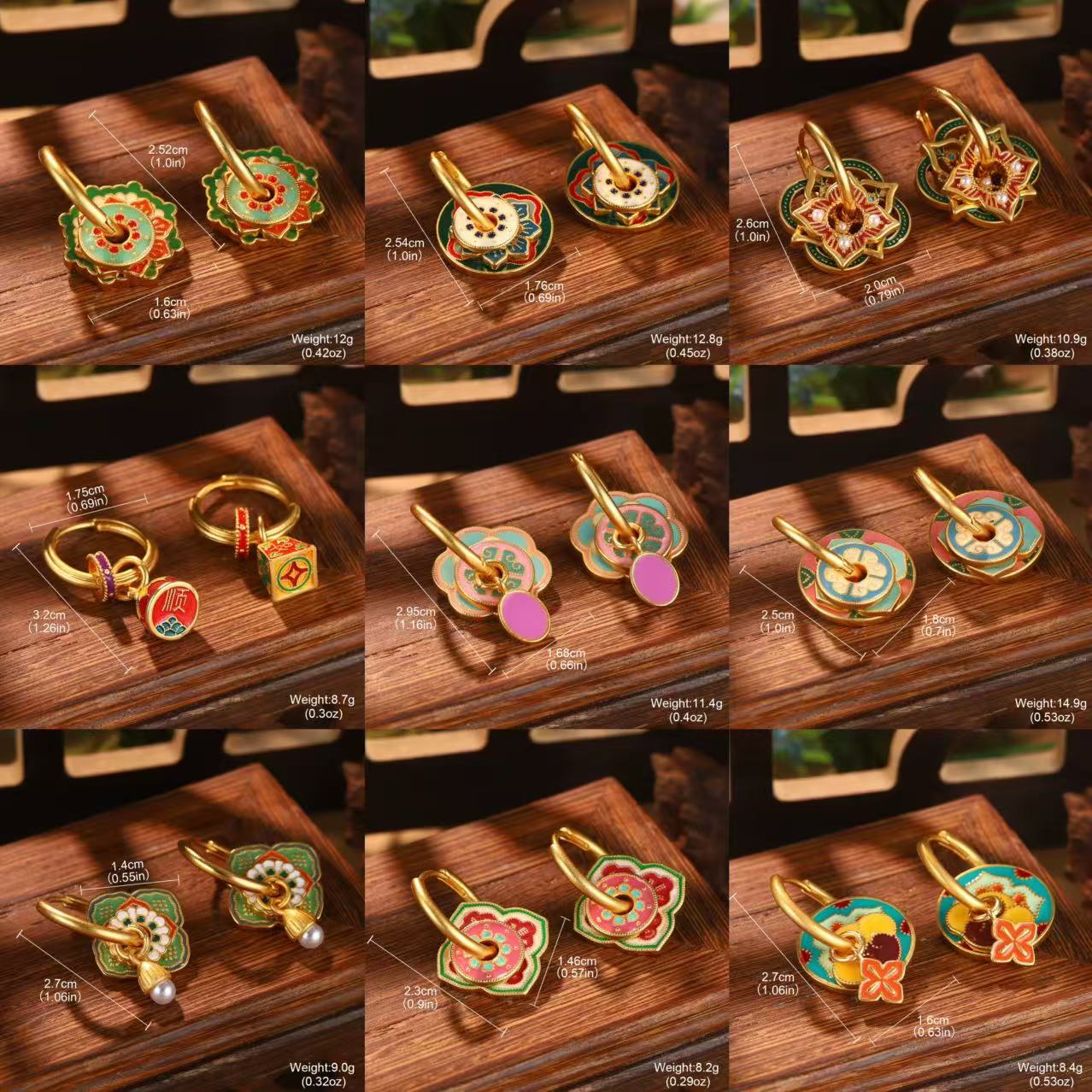 Boucles d'oreilles ethniques c - Ethnic Fashion Way avis et prix